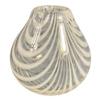Vintage Handblown Tear Drop Swirl Design Art Glass Vase - Signed, Maija Carlson