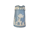 Antique Wedgwood Blue Jasperware Pottery Pitchers – Set of 2