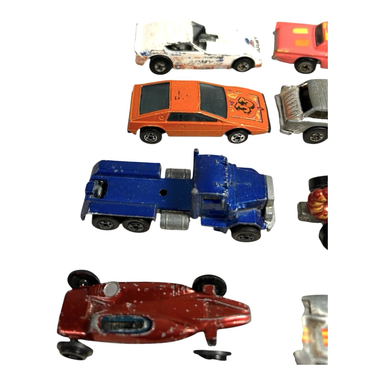 Vintage 1970's Lot of 12 Hot Wheels Hotwheels Cars