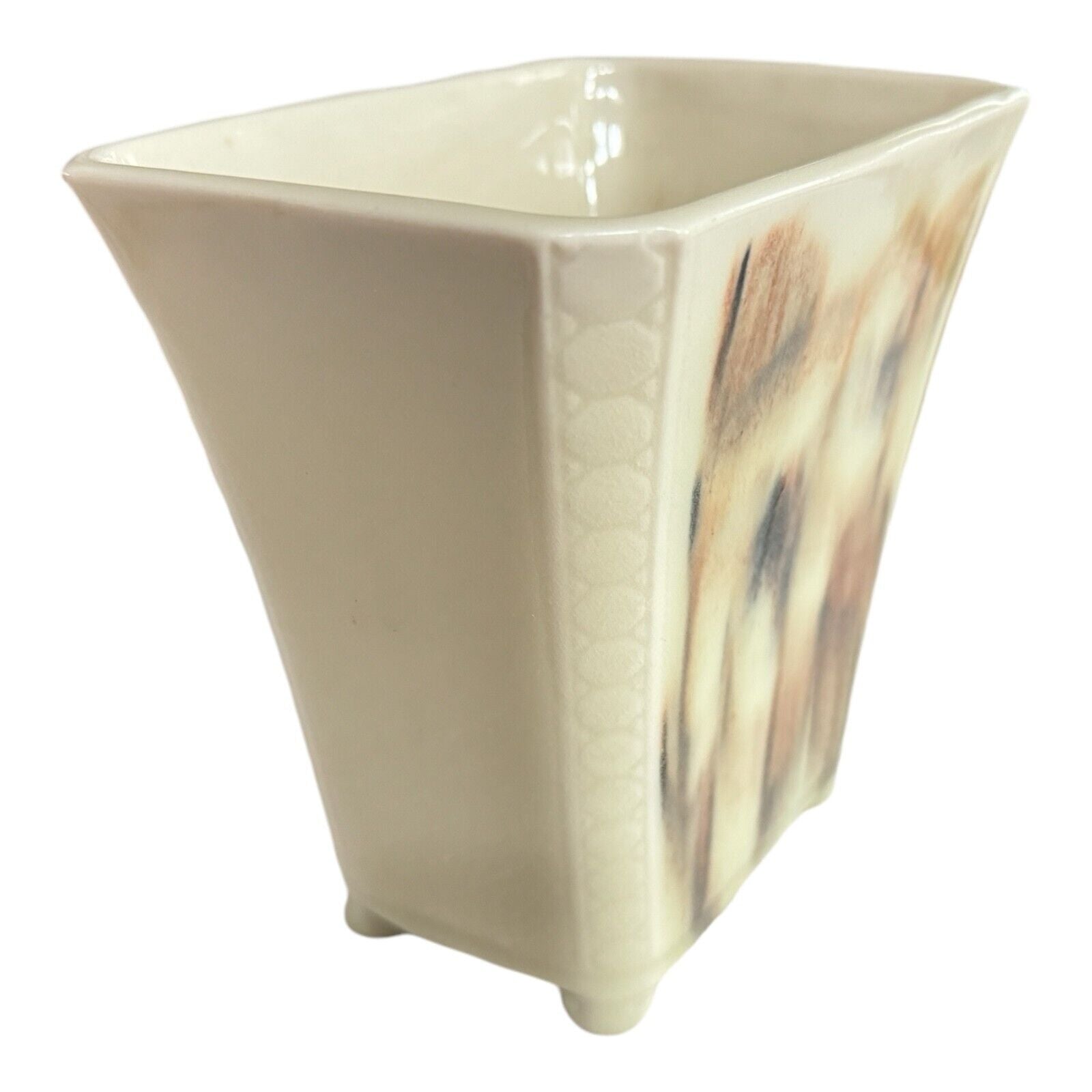 Vintage Rookwood Pottery High Glaze Abstract Floral Vase - Signed Jens Jensen