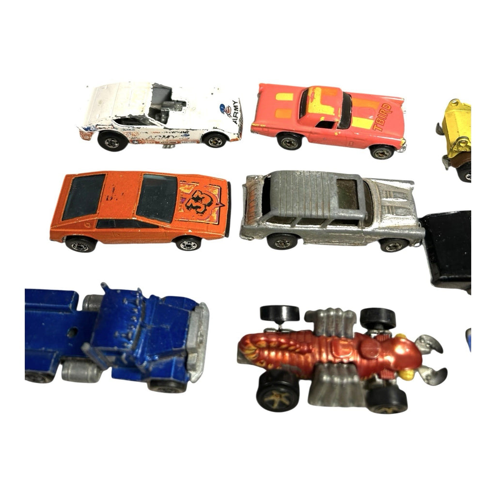 Vintage 1970's Lot of 12 Hot Wheels Hotwheels Cars