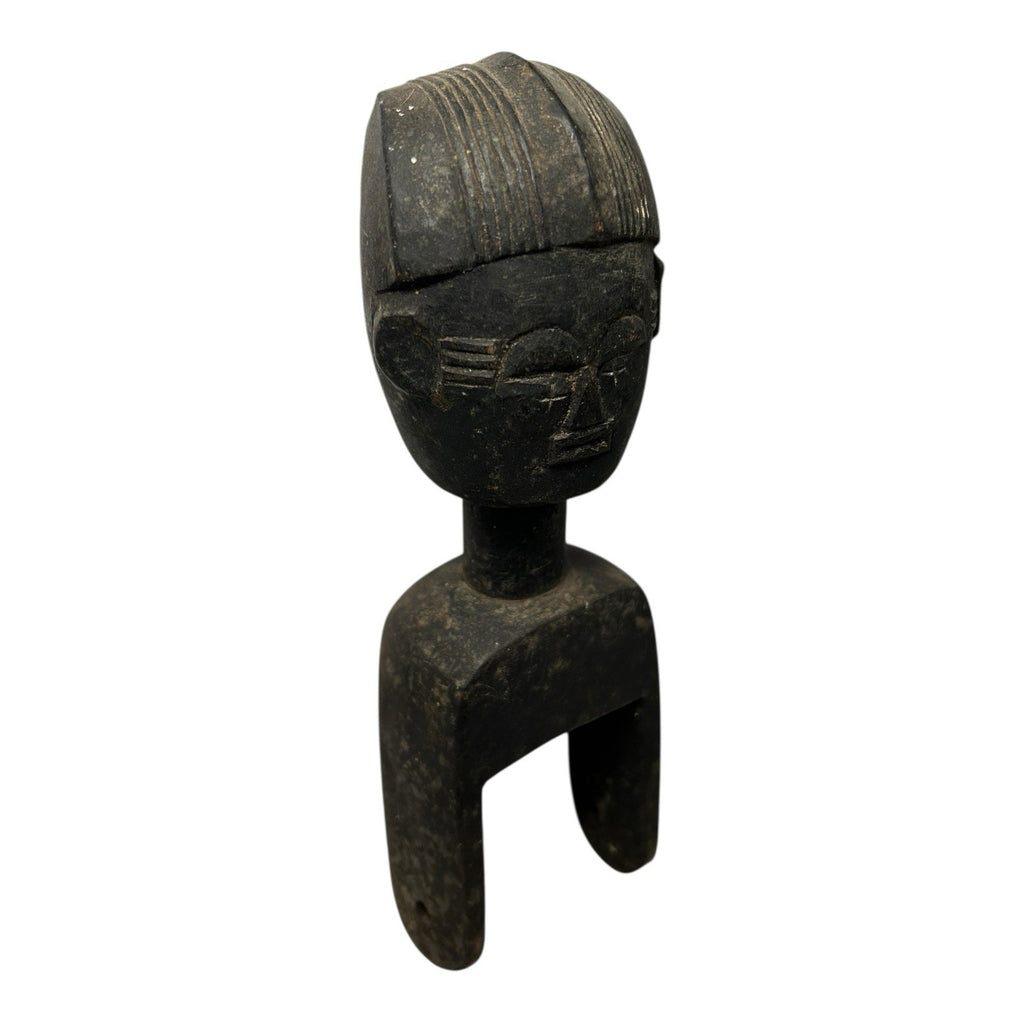 Antique Hand Carved African Baule Tribal Art Heddle Pulley