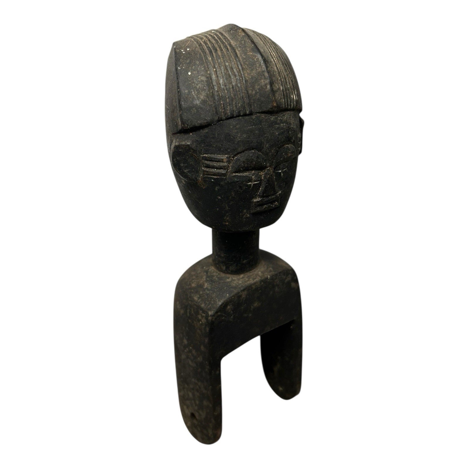 Antique Hand Carved African Baule Tribal Art Heddle Pulley