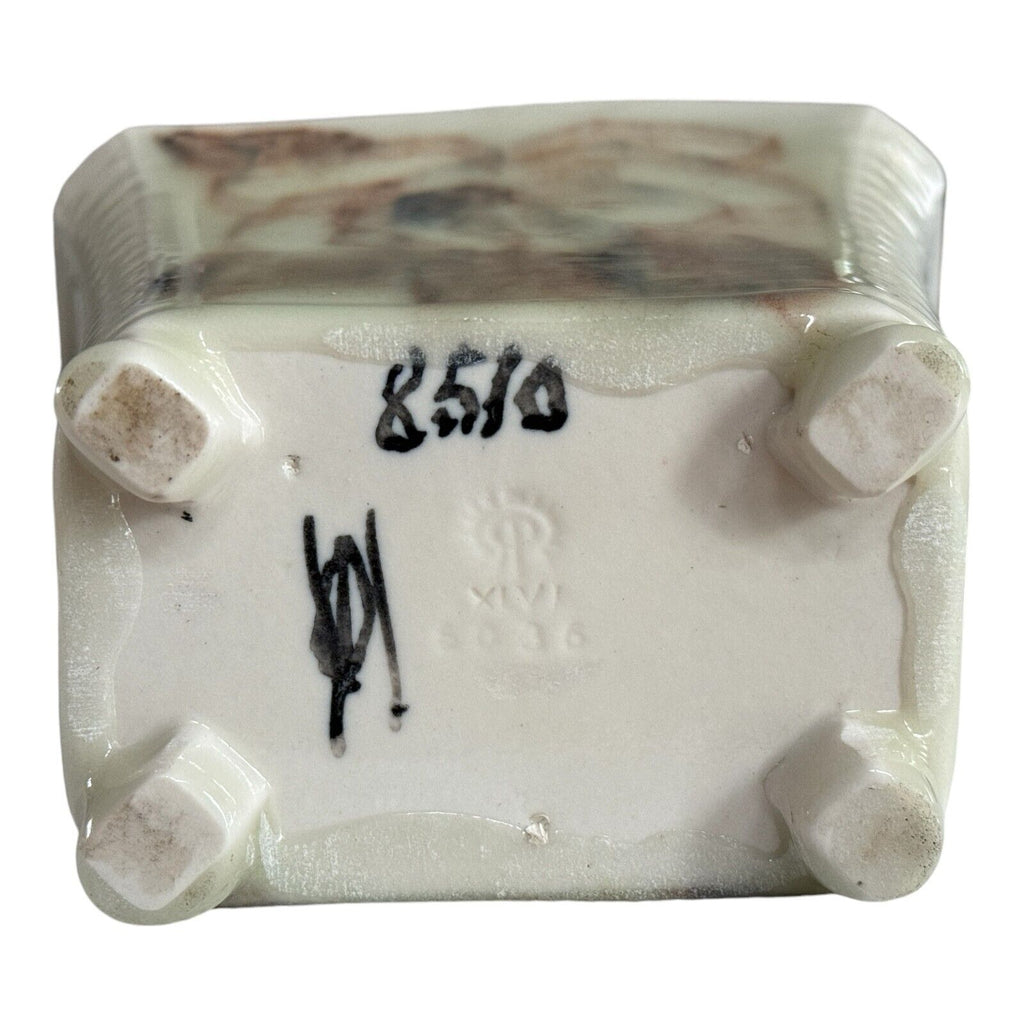 Vintage Rookwood Pottery High Glaze Abstract Floral Vase - Signed Jens Jensen