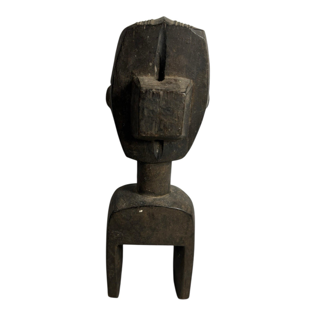 Antique Hand Carved African Baule Tribal Art Heddle Pulley