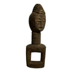 Antique Hand Carved African Baule Tribal Art Heddle Pulley
