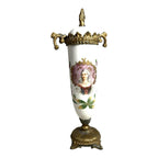 Antique French Porcelain Sevres Style Hand Painted Portrait Vase