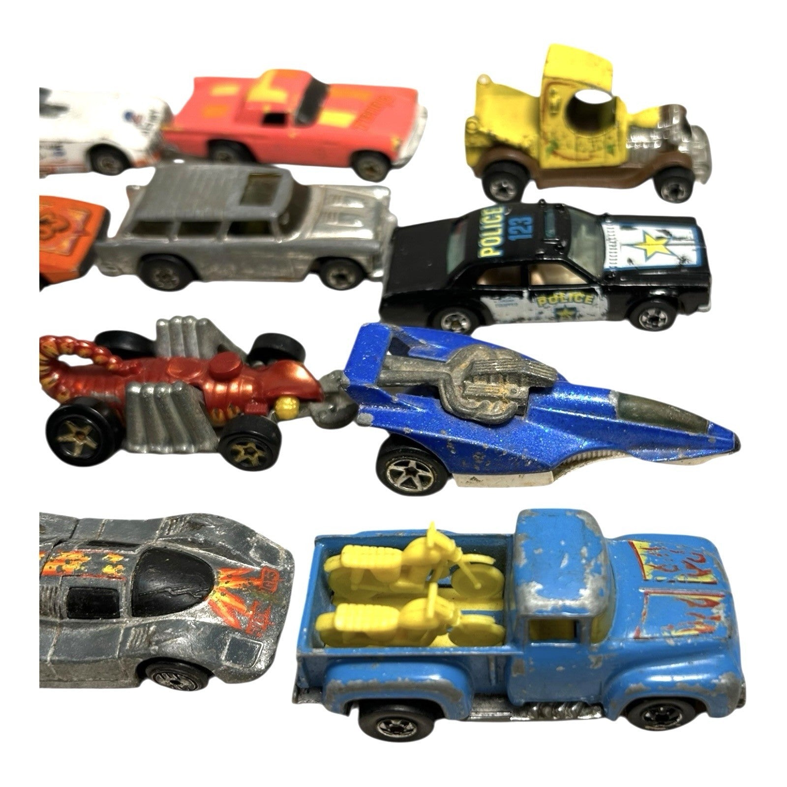 Vintage 1970's Lot of 12 Hot Wheels Hotwheels Cars