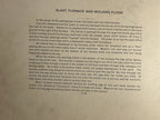 Antique Large Cabinet Card Early Photograph Blast Furnace Owned by Mike Wolfe