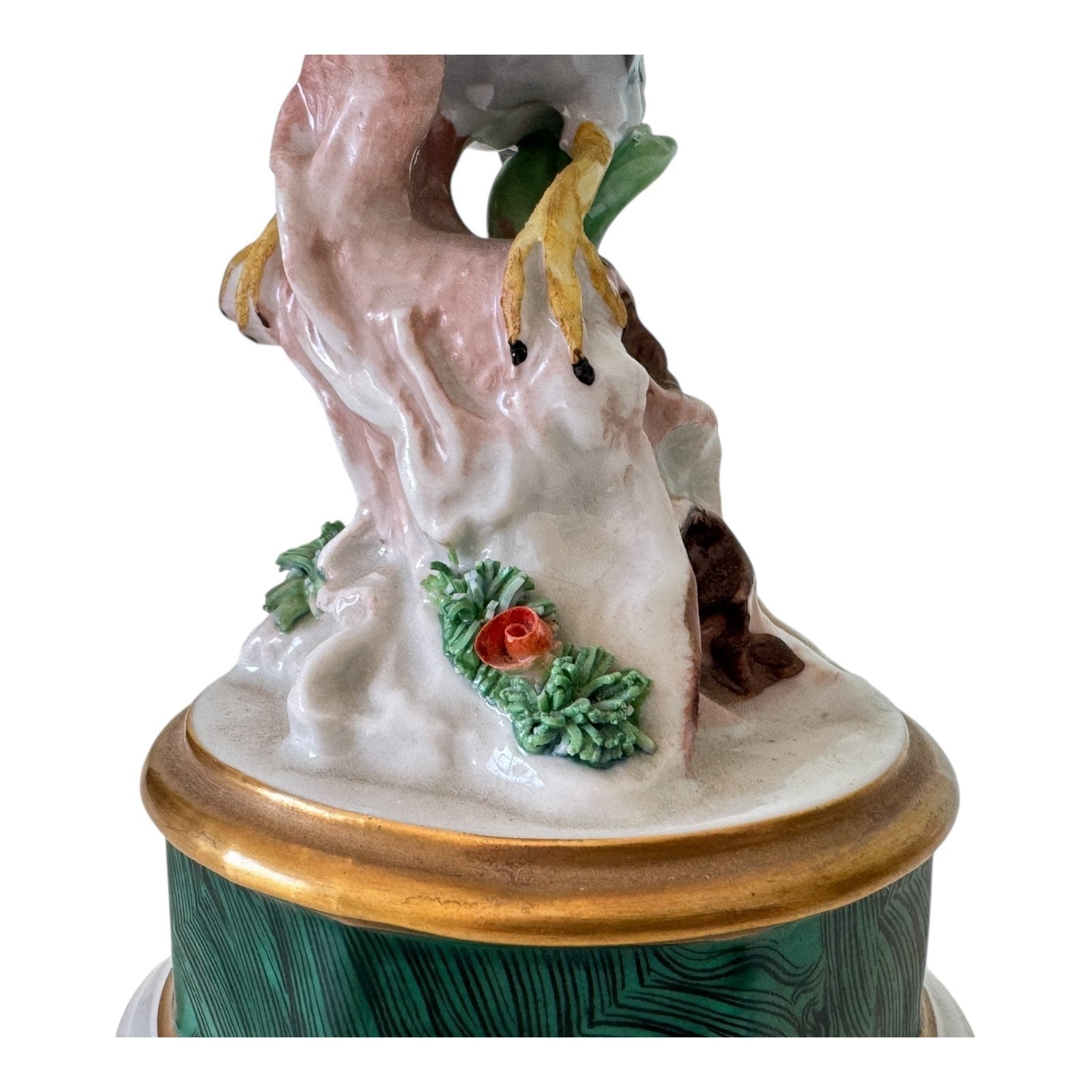 Vintage Giulia Mangani Italy Sèvres Style Porcelain Bird Figurine