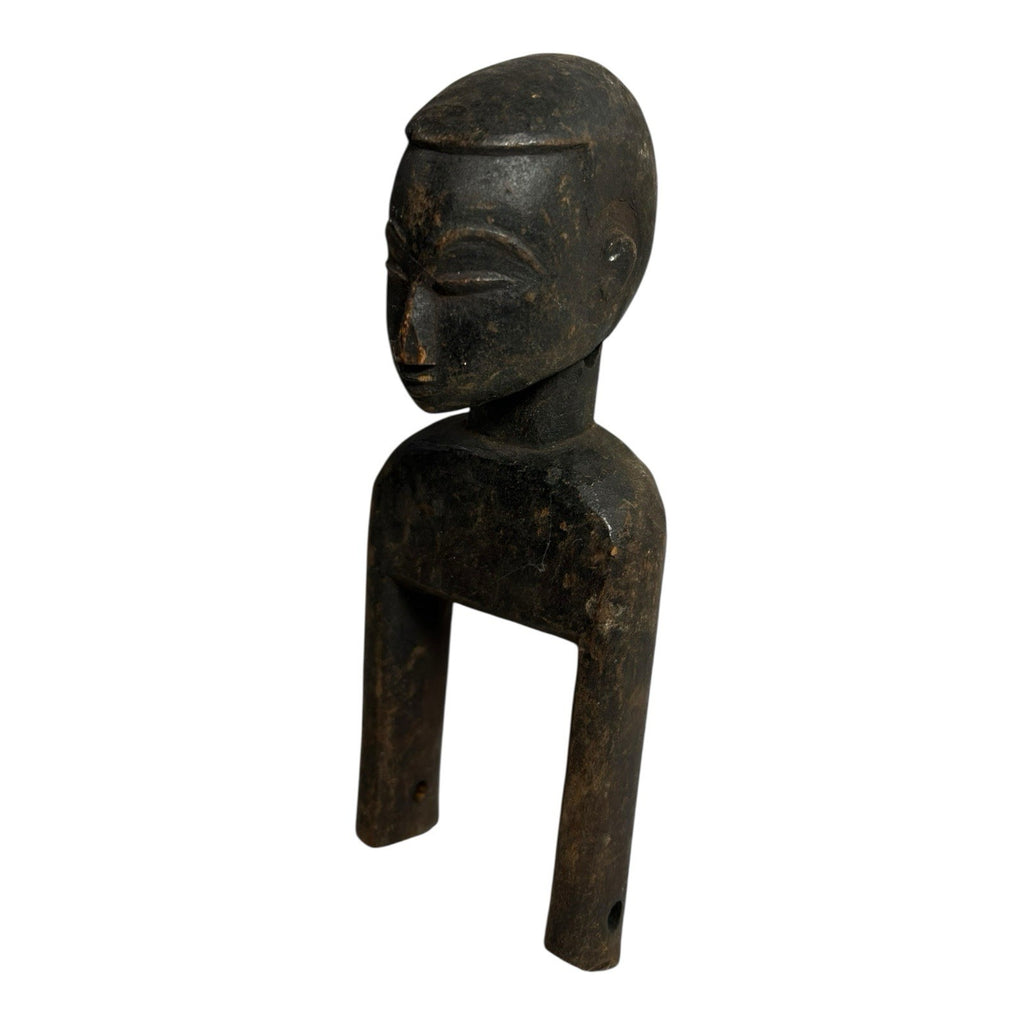 Antique Hand Carved African Baule Tribal Art Heddle Pulley