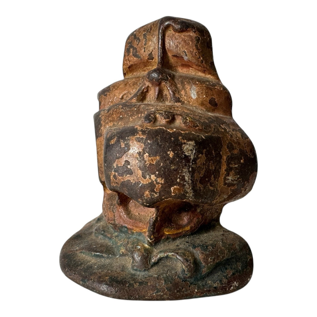 Antique Cast Iron Sailing Ship Doorstop or Bookend – Nautical Decor