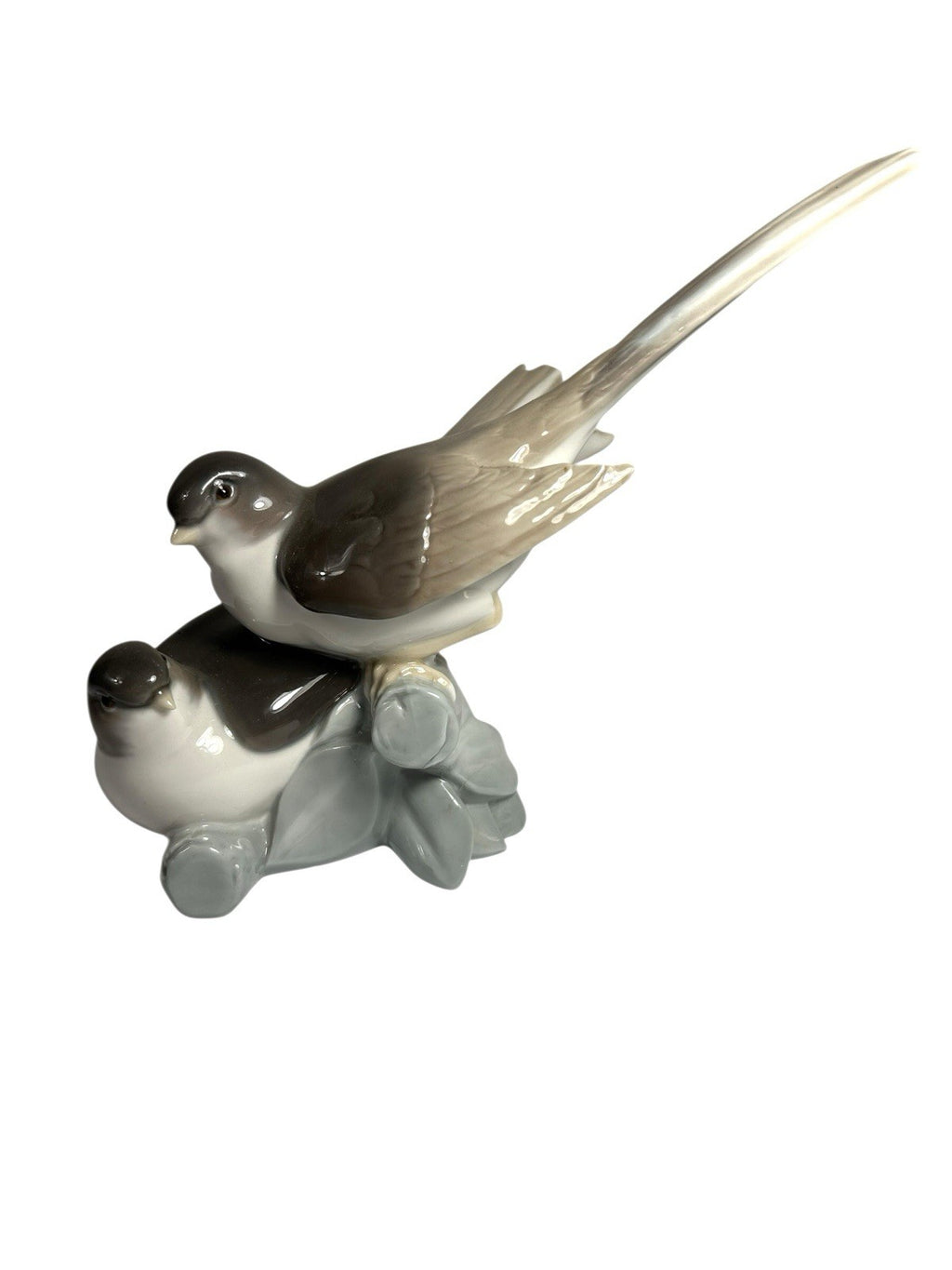 Vintage Lladro Birds Lovebirds Grupo de Pajaros Figurine