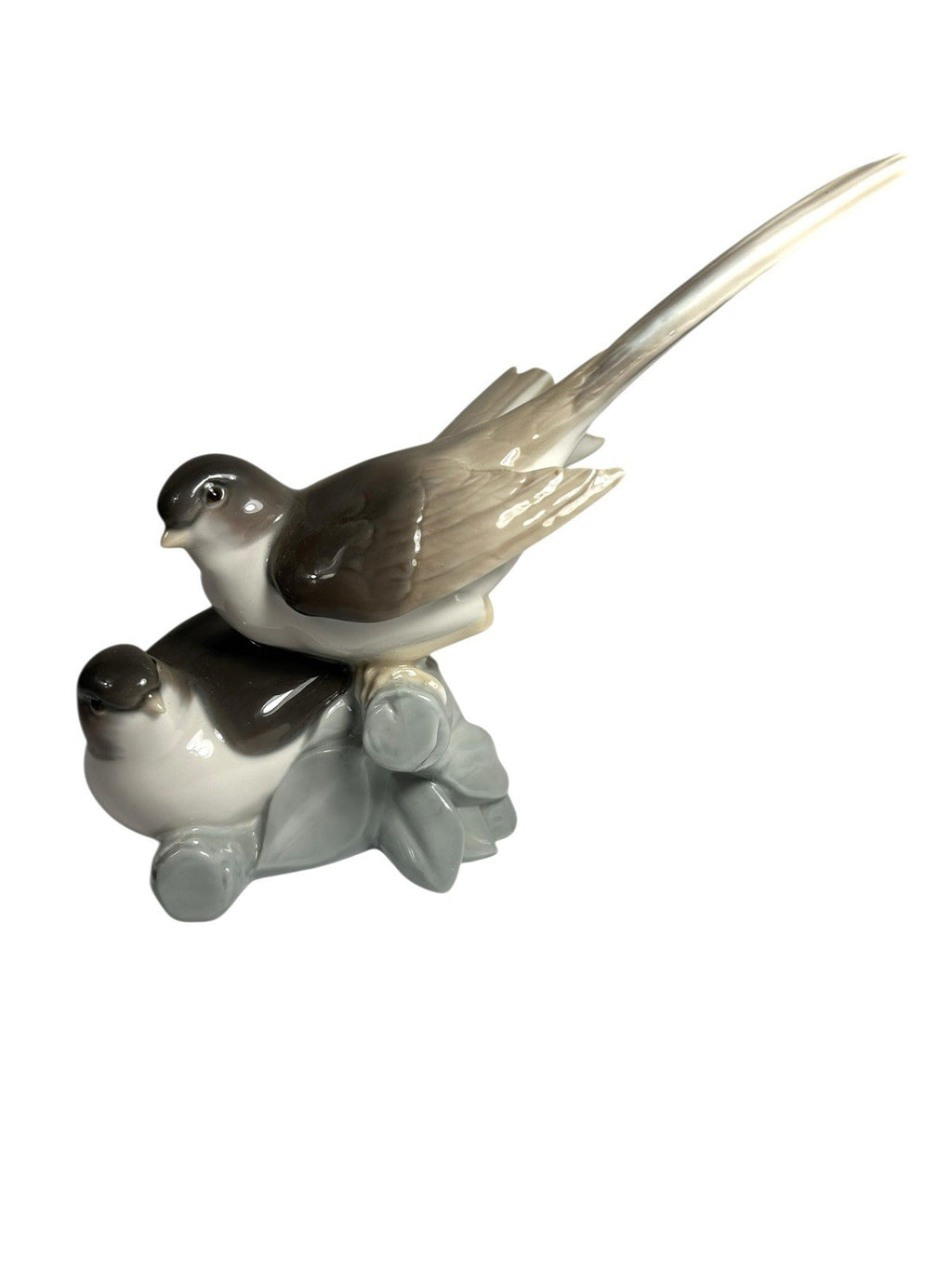 Vintage Lladro Birds Lovebirds Grupo de Pajaros Figurine