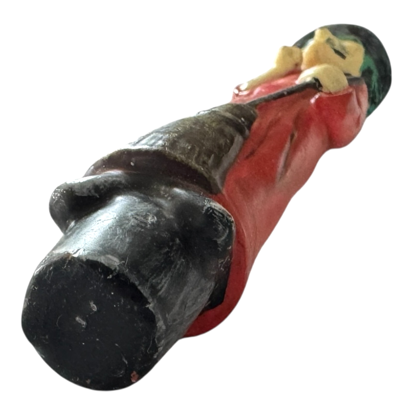 Vintage Halloween Gurley Style Witch Candle with Broom