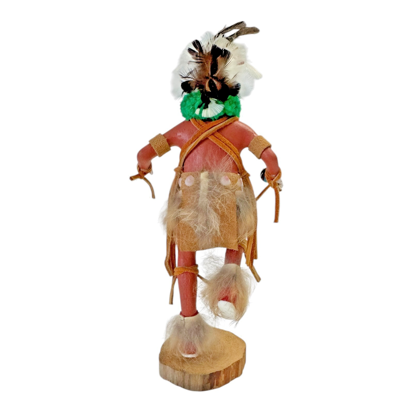Vintage Hand Carved Native American Hopi Deer Kachina (Signed, M Nelson)