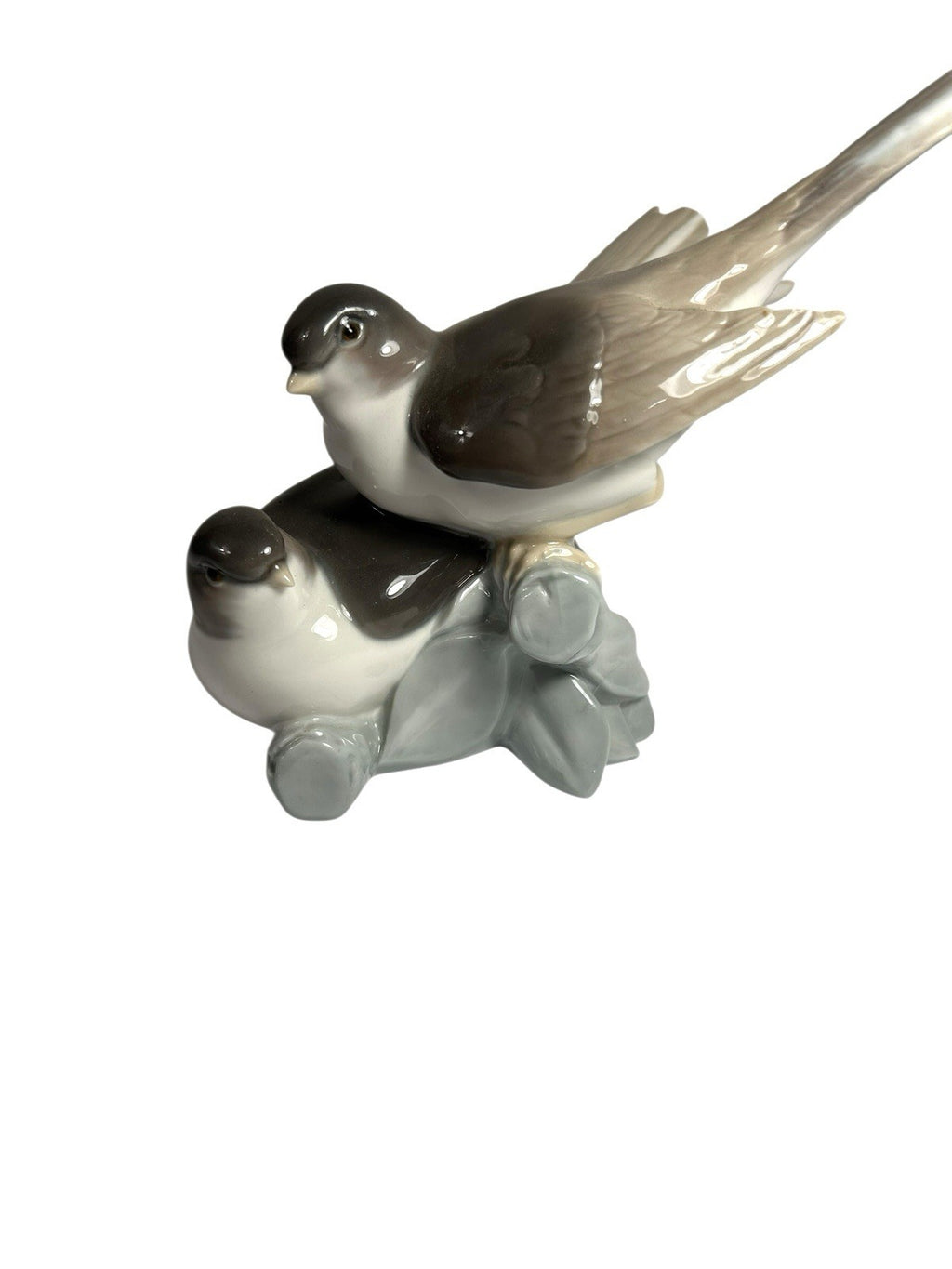 Vintage Lladro Birds Lovebirds Grupo de Pajaros Figurine