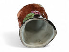 Antique Staffordshire Porcelain Fox & Foliage Stirrup Cup