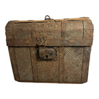 Antique Early 19th Century Mexican Folk Art Box