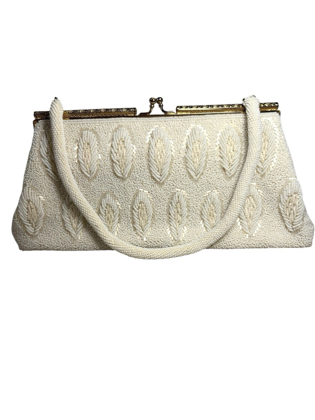 Vintage Freeport Hong Kong Beaded Clutch Purse
