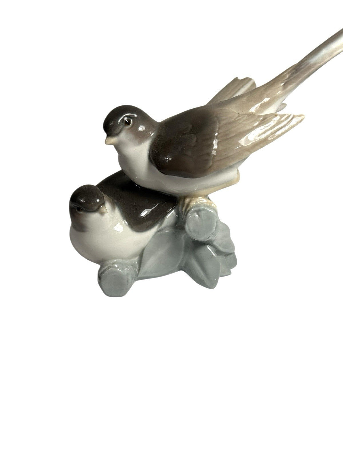 Vintage Lladro Birds Lovebirds Grupo de Pajaros Figurine
