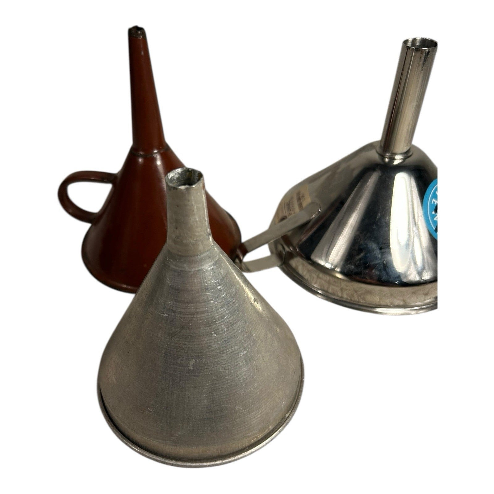 Vintage Set of 3 Kitchen Funnels Owned by Martha Stewart at Turkey Hill Kitchen