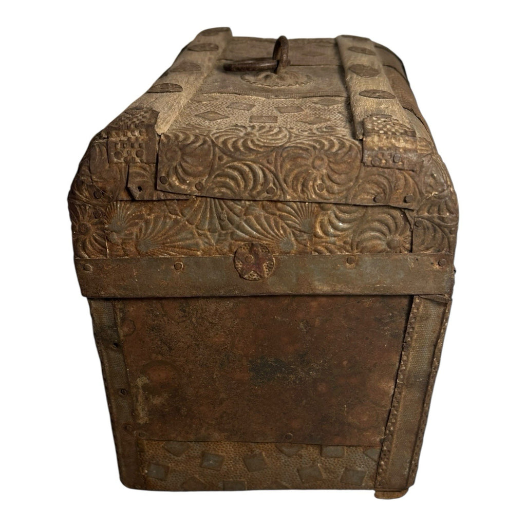 Antique Early 19th Century Mexican Folk Art Box