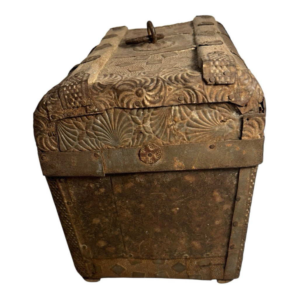 Antique Early 19th Century Mexican Folk Art Box