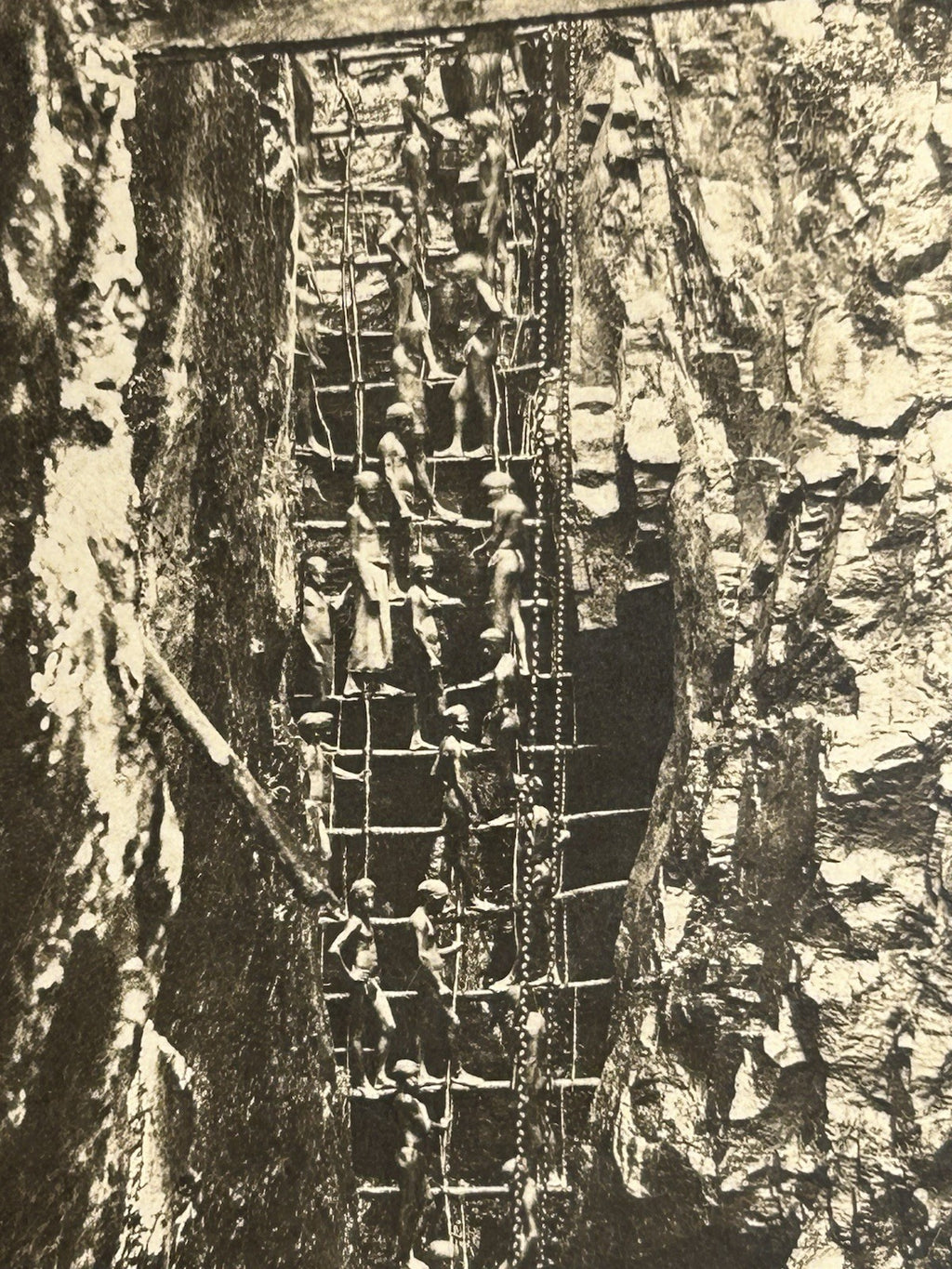 Antique Large Cabinet Card Early Photograph Graphite Mine Owned Mike Wolfe