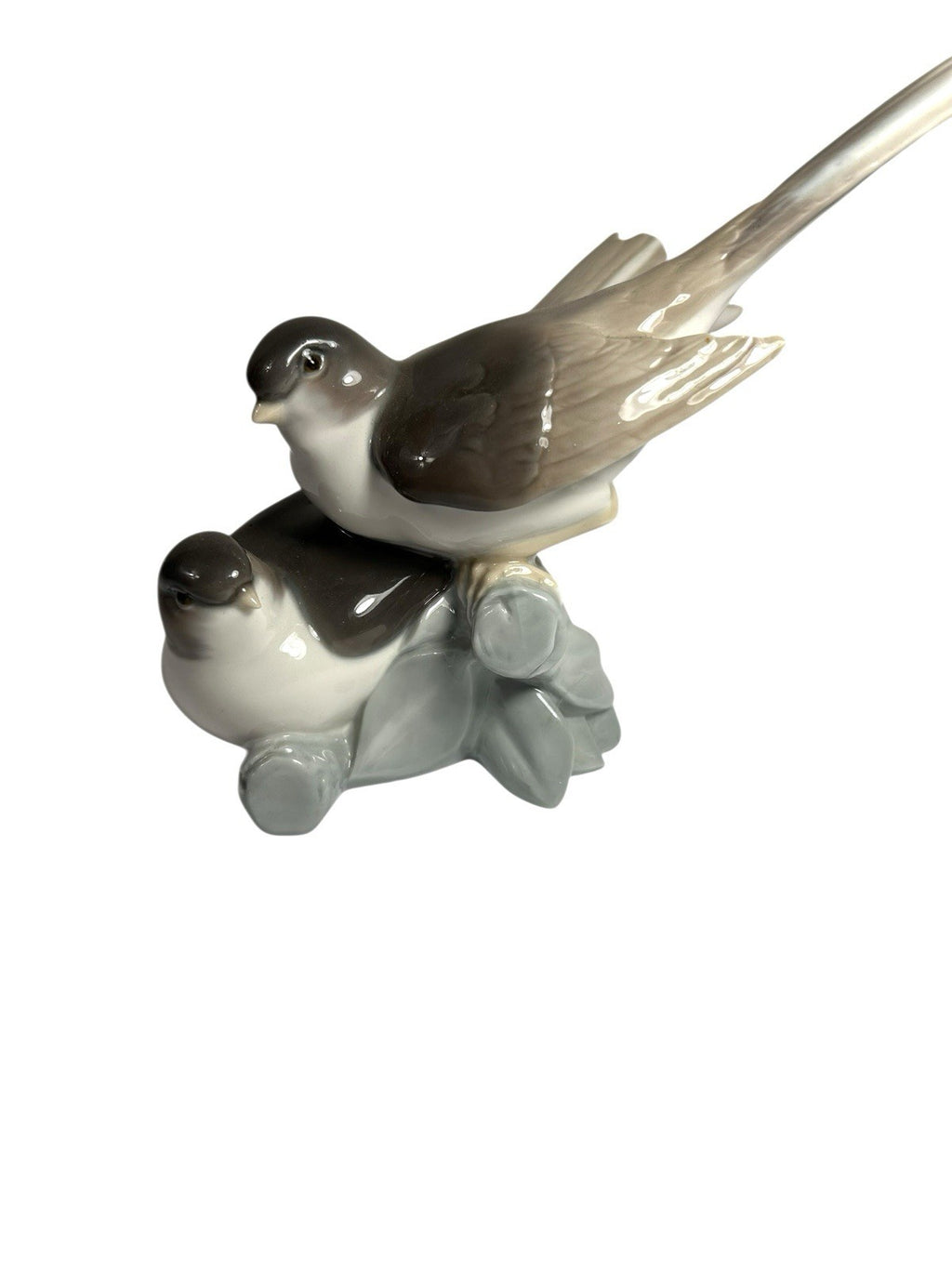 Vintage Lladro Birds Lovebirds Grupo de Pajaros Figurine