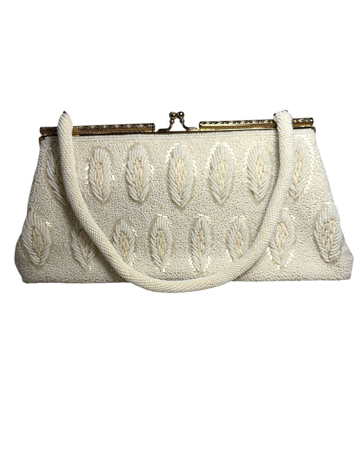 Vintage Freeport Hong Kong Beaded Clutch Purse