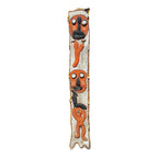 Vintage Hand Made African Nigerian Halloween Beaded Wall Hanging Sash