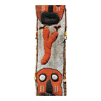 Vintage Hand Made African Nigerian Halloween Beaded Wall Hanging Sash