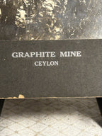 Antique Large Cabinet Card Early Photograph Graphite Mine Owned Mike Wolfe