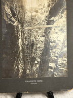 Antique Large Cabinet Card Early Photograph Graphite Mine Owned Mike Wolfe