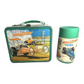 Vintage 1975 Aladdin Drag Strip Metal Lunchbox with Thermos