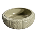 Vintage 1931 Rookwood Pottery Sage Green Low Bowl, Shape 6272