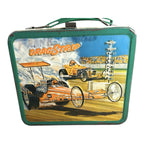 Vintage 1975 Aladdin Drag Strip Metal Lunchbox with Thermos