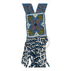 Antique Native American Ceremonial Beaded Sash Necklace