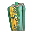 Vintage 1975 Aladdin Drag Strip Metal Lunchbox with Thermos