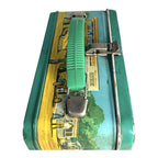 Vintage 1975 Aladdin Drag Strip Metal Lunchbox with Thermos