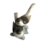 Vintage Lladro Birds Lovebirds Grupo de Pajaros Figurine