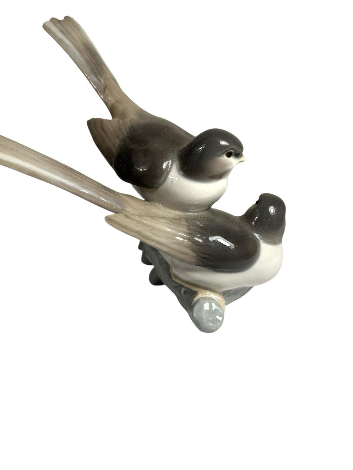 Vintage Lladro Birds Lovebirds Grupo de Pajaros Figurine