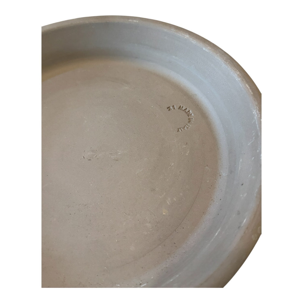 Vintage Farmhouse Terracotta Pottery Plant Saucers (Made in Italy, Set of 5)