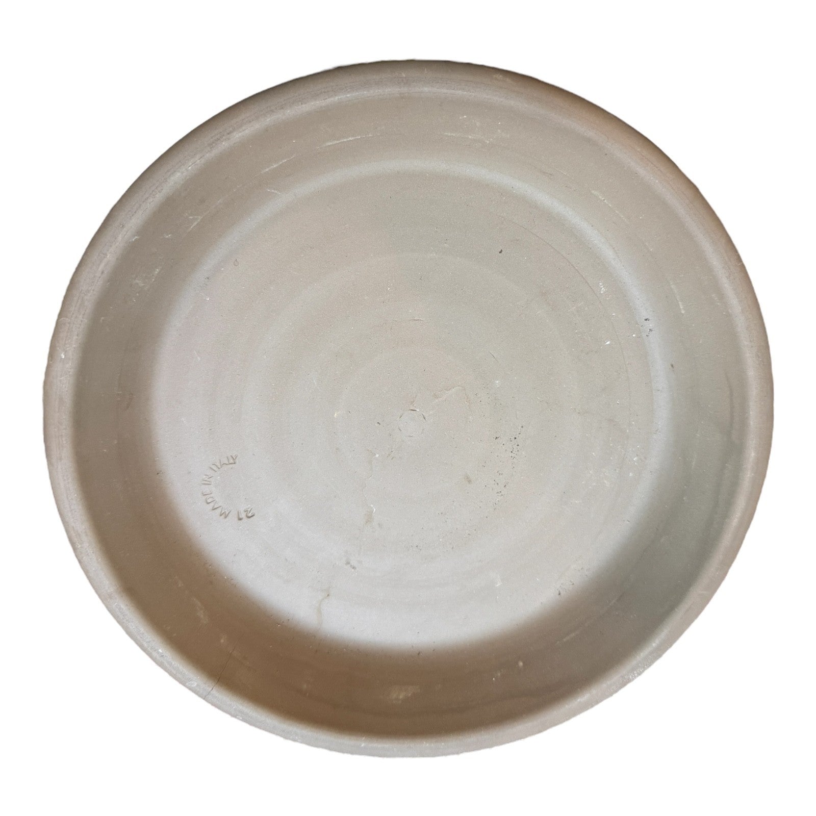 Vintage Farmhouse Terracotta Pottery Plant Saucers (Made in Italy, Set of 5)