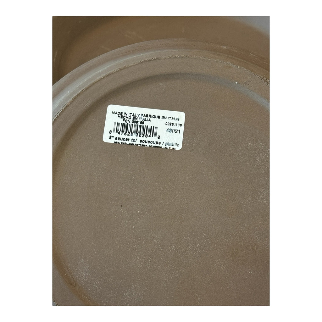 Vintage Farmhouse Terracotta Pottery Plant Saucers (Made in Italy, Set of 5)