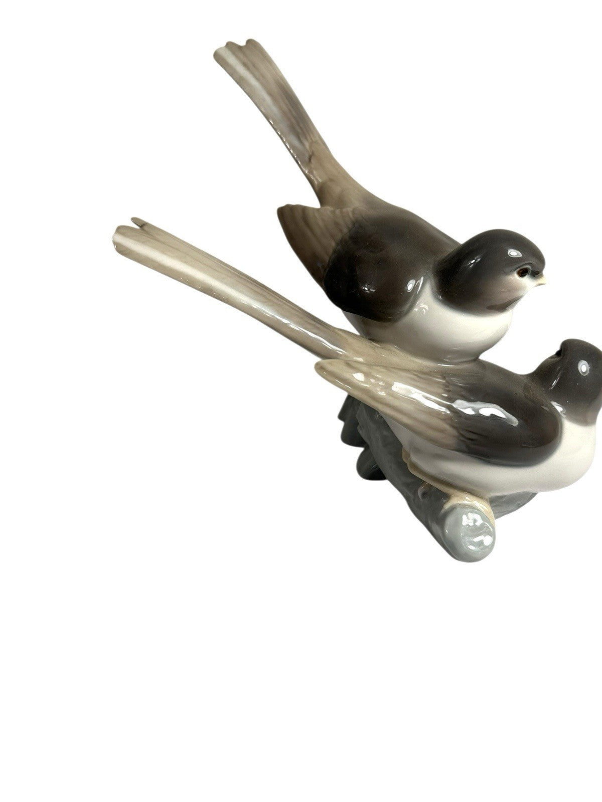 Vintage Lladro Birds Lovebirds Grupo de Pajaros Figurine