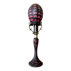 Vintage Murano Italy Handblown Purple Glass Murrine Lamp (Attr. Fratelli Toso)