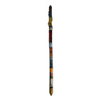 Vintage Hand Carved and Painted Folk Art Walking Stick by Chris Lewallen