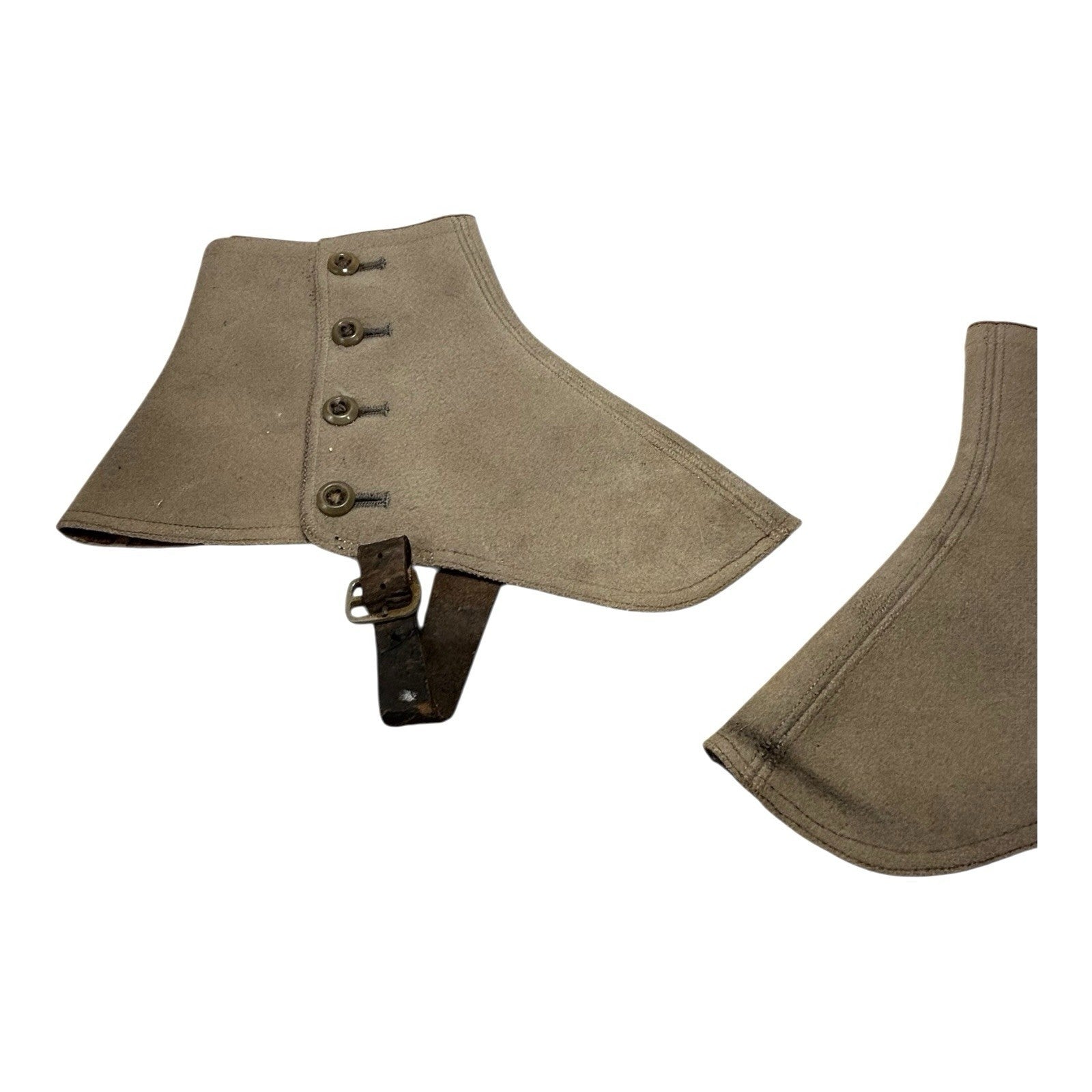 Antique WW1 World War 1 Wool Boot Spats